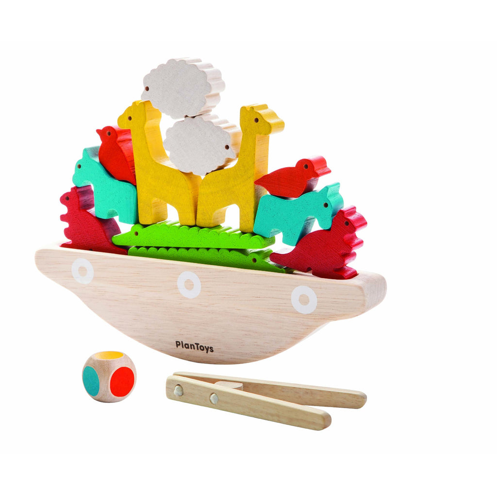 Animal Balancing Boat by Plan Toys