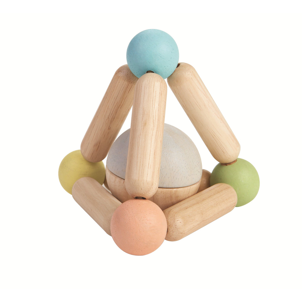 Plan Toys Pastel Triangle Clutching Toy