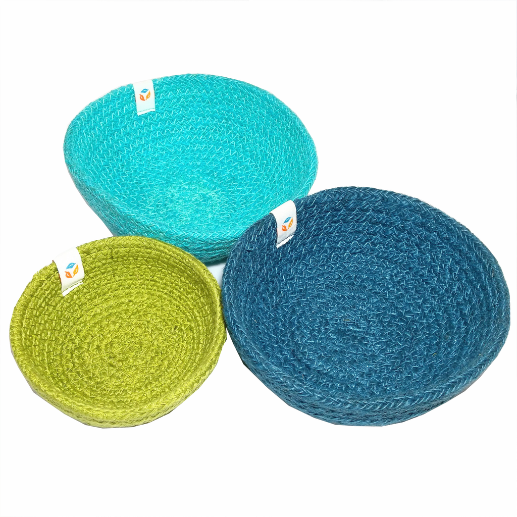 Trio of mini sensory baskets - Ocean